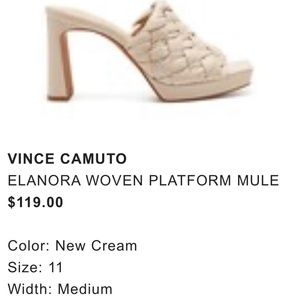 Vince Camuto-Elanora Woven Platform Mule